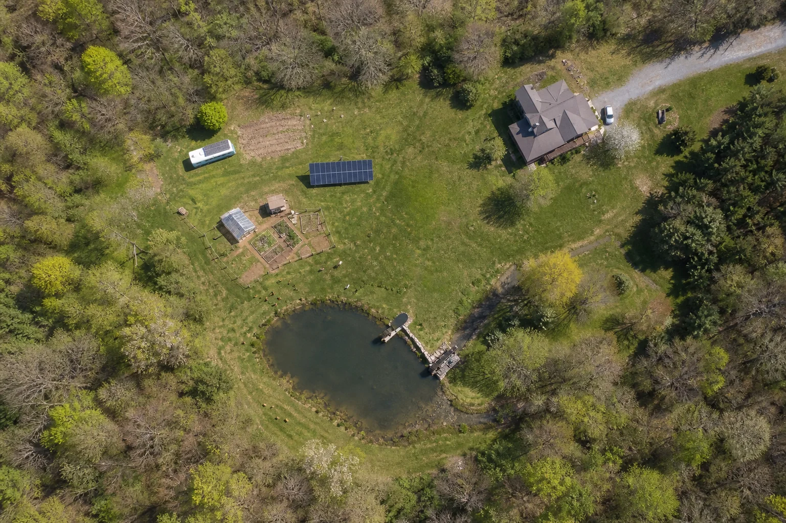 Fictional aerial demo property prepared for a Sun Finder view